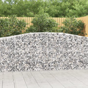 Cesti Gabbioni ad Arco 10 pz 400x50x100/120 cm Ferro Zincato 3145964
