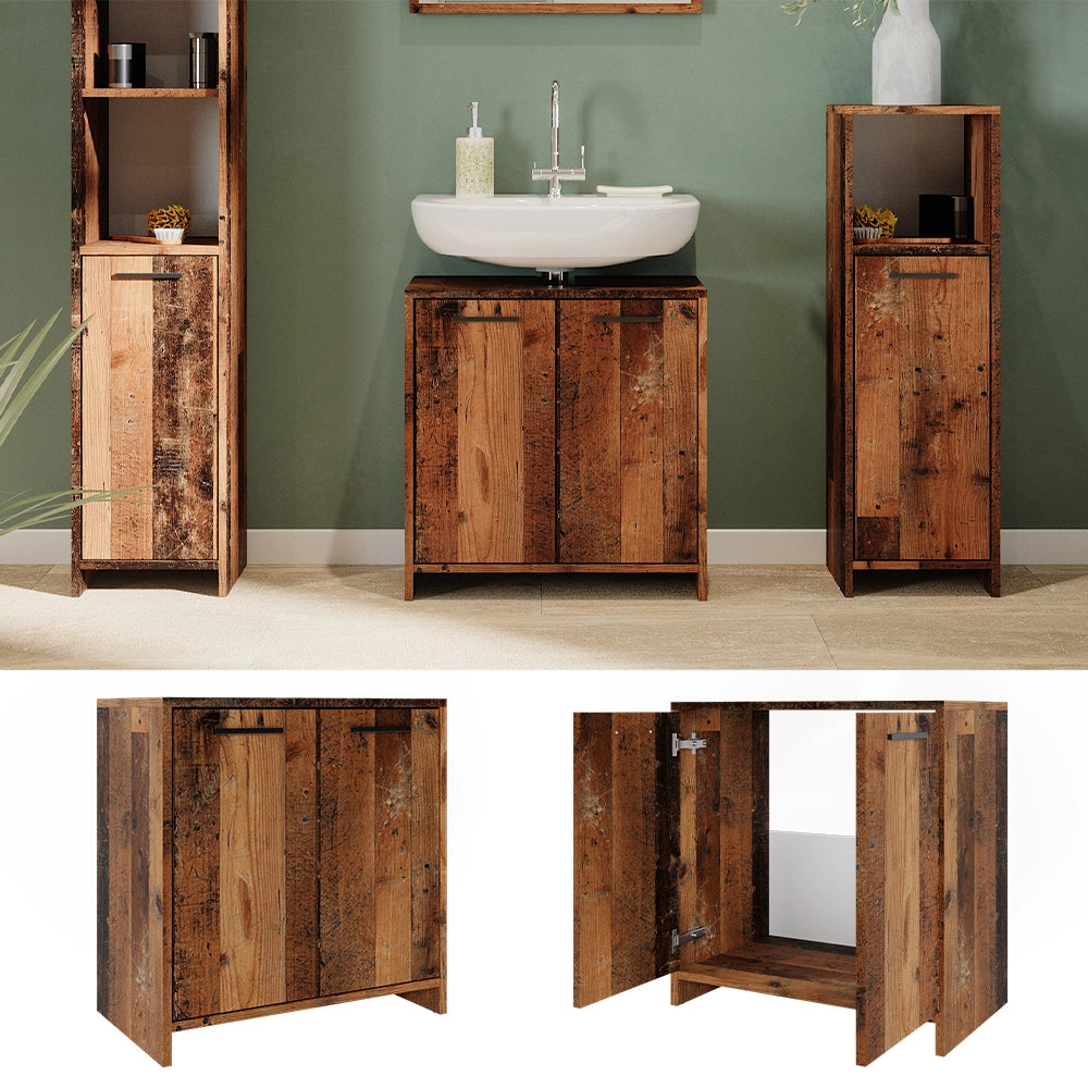 Vicco Mobile sottolavabo per bagno Rovere rustico 58 x 60 cm