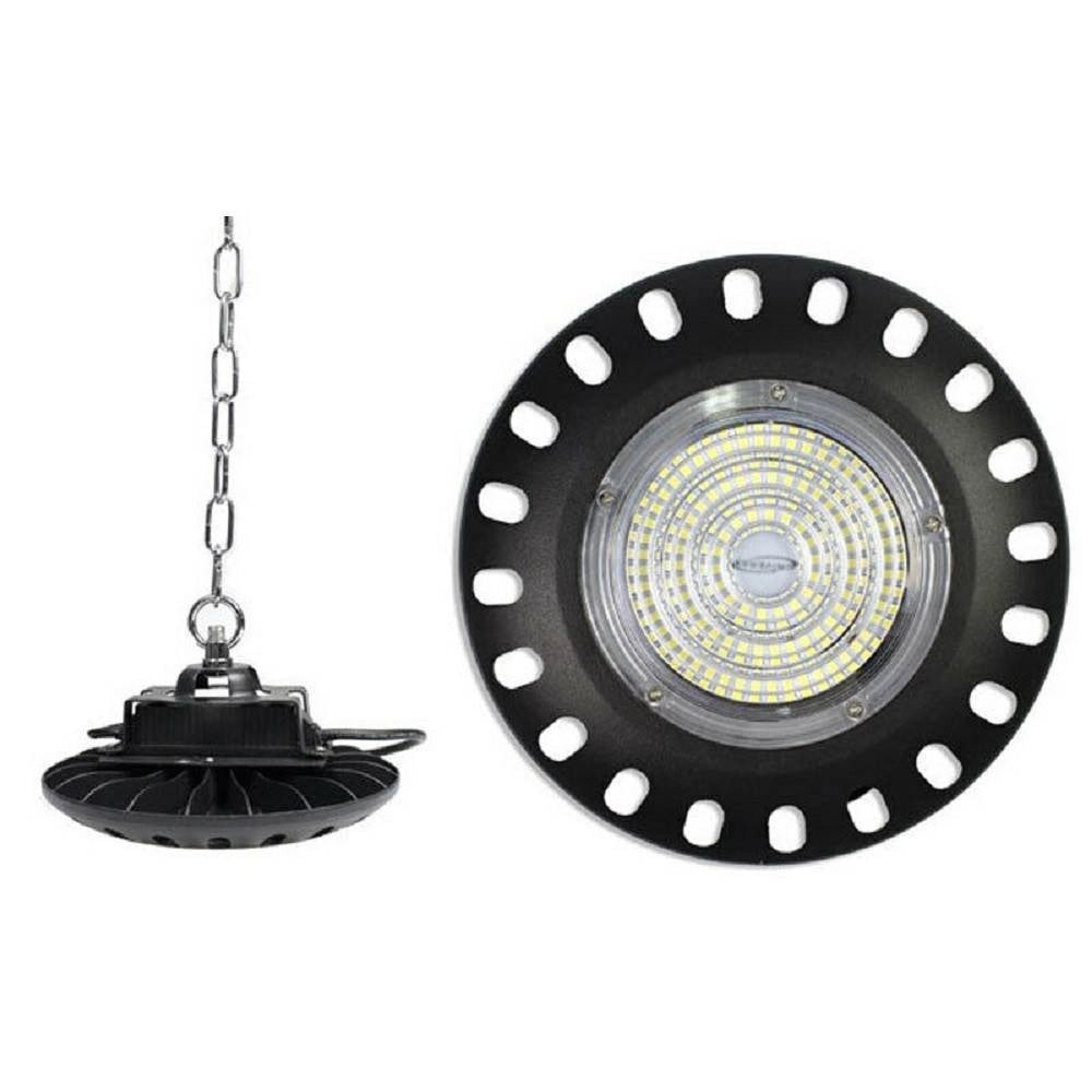 Trade Shop - Lampada Led Industriale A Disco Ufo Catena 100w Capannone Luce 6500k F100w-nf9 -