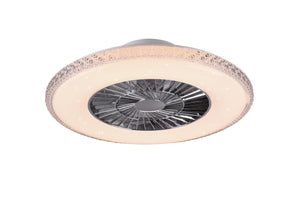 Plafoniera Ventilatore da Interno a led in Plastica