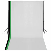 Kit studio fotografico professionale e 3 fondali in cotone regolabili 3 x 5 m 02_0001518