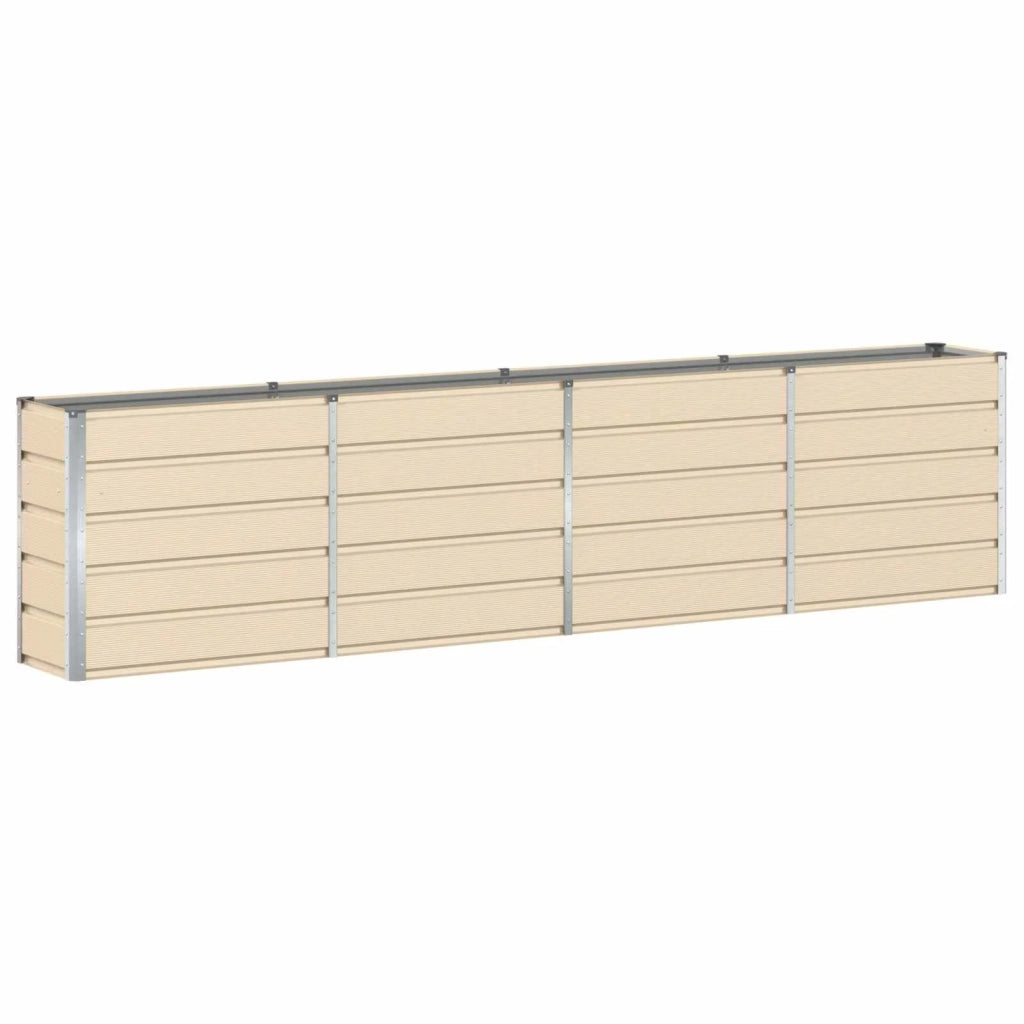 Fioriera Avorio 320 x 40 x 75 cm Acciaio