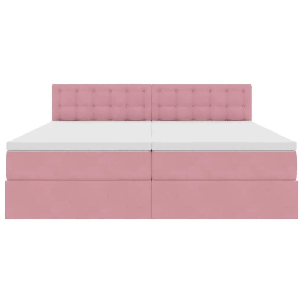 Letto con Contenitore con materasso Rosa 100 x 200 cm 3371008