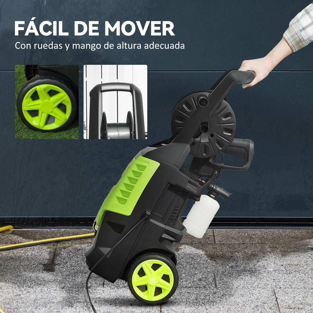 Idropulitrice ad Alta Pressione 2200W ¨C Xylo ¨C con Accessori, Angolo Regolabile e Arresto Automatico, 32x32x80 cm