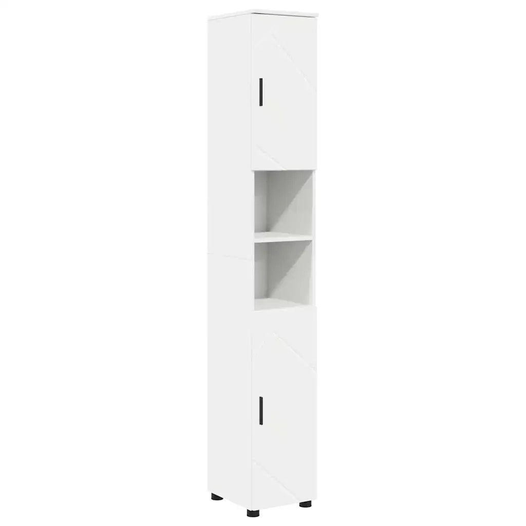 Set di mobili per il bagno con cassetto con porta 5 pcs Bianco 3393073
