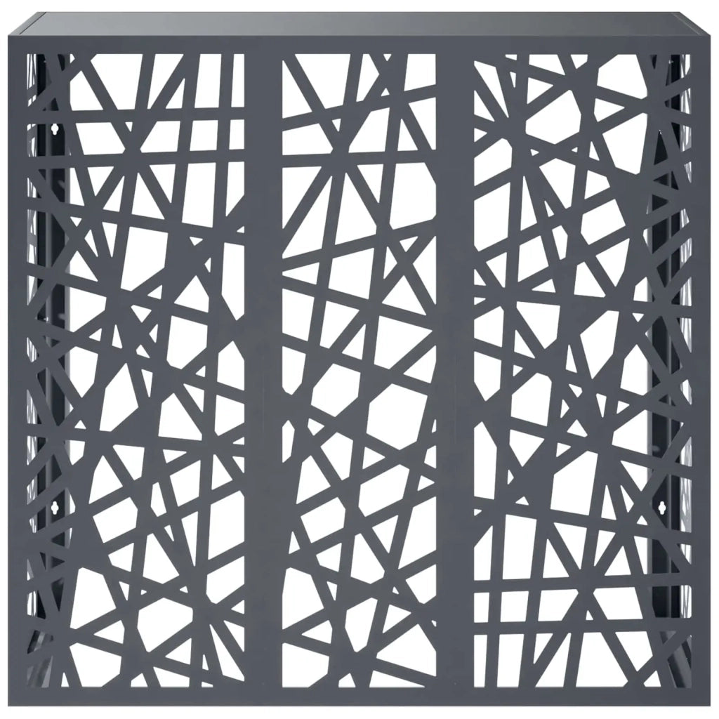 Copertura per condizionatore d'aria Antracite 110 x 50 x 105 cm 8014173