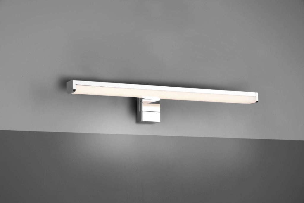 LINO H2O APPLIQUE LED 7,4W 900lm, 3000K CROMO ANCHE CON POSSIBILITA' DI AVVITARE SU SPECCHIO IP44 L. 40CM