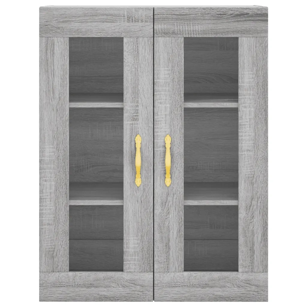Armadietto a Muro | Mobile a Parete Grigio Sonoma 69,5x34x90 cm