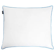 Cuscino basso da letto Rivestimento in cotone premium Imbottitura in piuma e piumino Bianco 80 x 80 cm premium