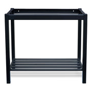 Struttura di Supporto per Lavello 76,5x38,5x67 cm in Ferro Zincato Nero