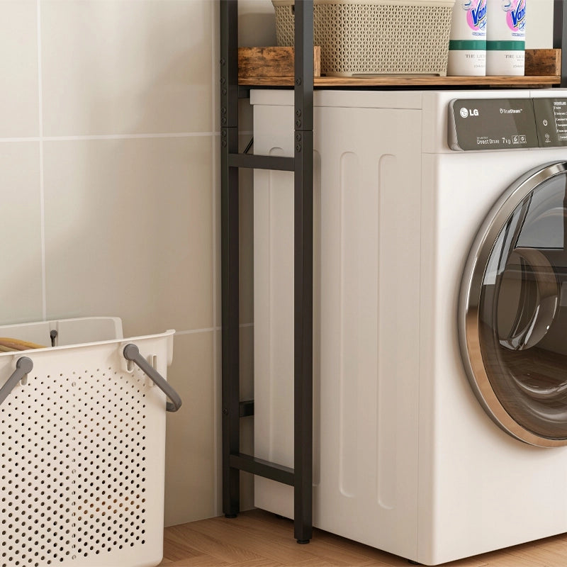 Mobile da bagno scaffale sopra il WC lavatrice loft industriale ripiani 165 cm
