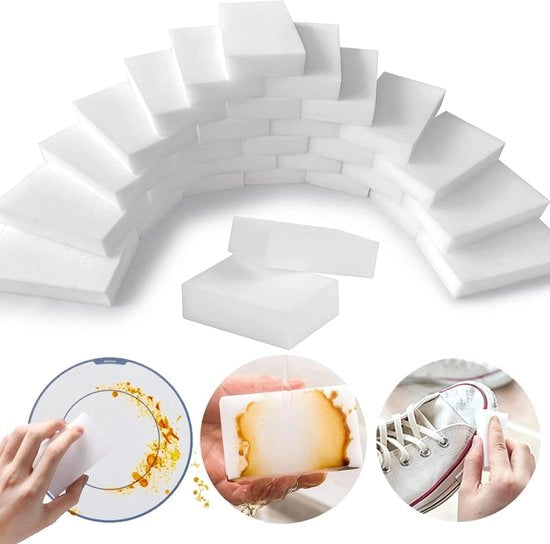 50 pezzi di spugne per pulire gomma per cucina bagno e sanitari spugne per pulire pavimenti