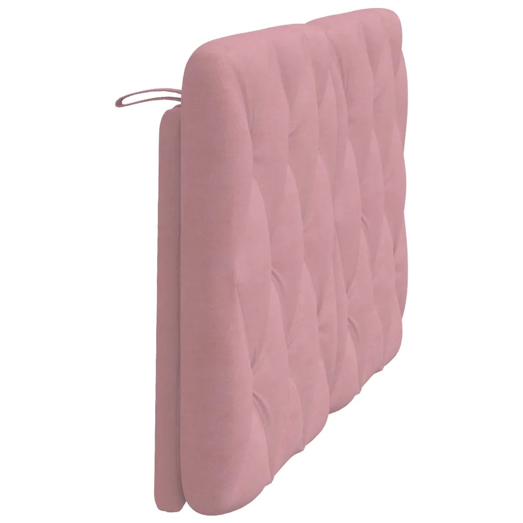 Cuscino Testiera Rosa 120 cm in Velluto CFW5240528