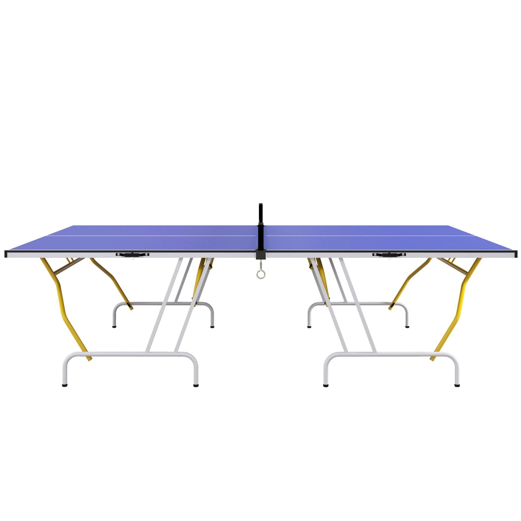 Tavolo da ping pong pieghevole ¨C zephmum ¨C blu, metallo, 274x152x76cm