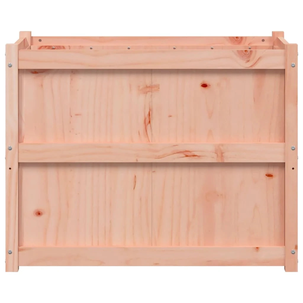 Vassoio per fioriera aiuola rialzata piante fiori terrazza giardino 90 x 50 x 70 cm legno massello marrone Douglas 02_0038006