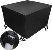 Copertura impermeabile per mobili da giardino - copertura invernale - 1 pezzo - nero - 420D Oxford - 123 x 123 x 74 cm