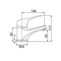 Miscelatore per lavabo serie joy cromato