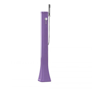 Doccia Solare Bassa Happy Go 23Lt In Polietilene Con Doccetta Mobile Colore Viola Cv-Hg140/4005
