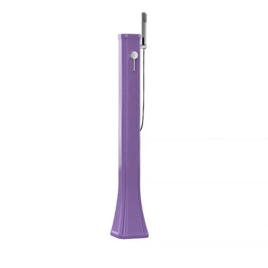 Doccia Solare Bassa Happy Go 23Lt In Polietilene Con Doccetta Mobile Colore Viola Cv-Hg140/4005