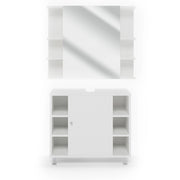 Vicco Set mobili bagno Bianco 2 parti