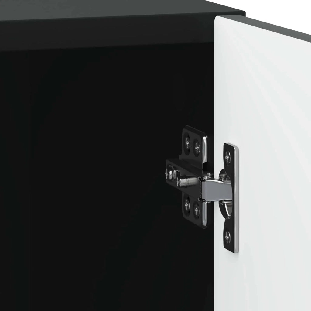 Armadio da Notte Nero 43 x 34,5 x 50 cm Legno ingegnerizzato 894797