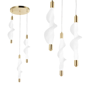 Lampada G009-3cpr White/gold