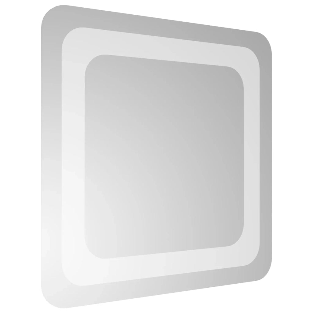 Specchio da bagno LED Trasparente 30 x 30 cm vetro temperato 42045825