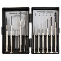 Kit Orologiaio,Cacciaviti+Lente+Pinzetta