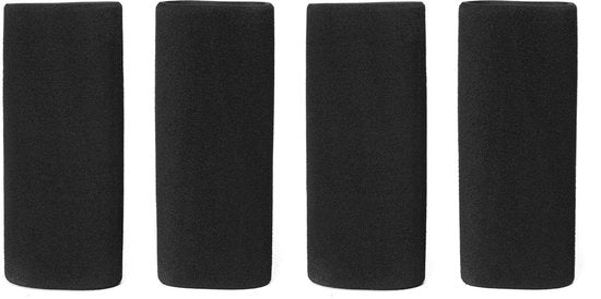 Manubrio con Pomo di Gomma Morbido - Antivibrazioni - per Motocicletta e Bicicletta - Resistente alle Sollecitazioni - Leggero - Diametro Interno 31mm - Manubrio con Pomo