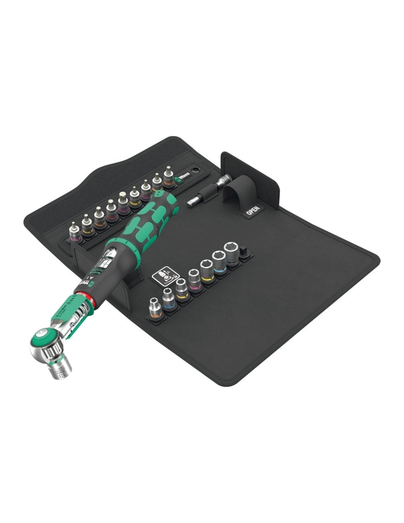 Set di Chiave dinamometrica 1/4" 2-12 Nm WERA Safe-Torque A 1 SHK (20 pezzi)