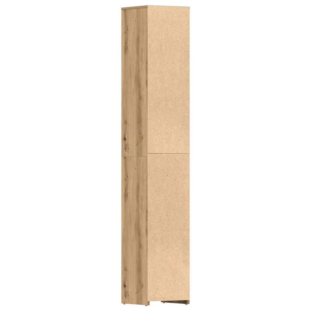 Mobile da Bagno Rovere Artigianale 30x30x183,5 cm in tecnico