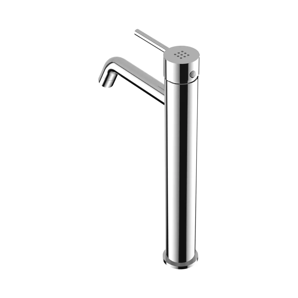 Set miscelatore lavabo alto e bidet senza scarico in ottone cromato | Ava