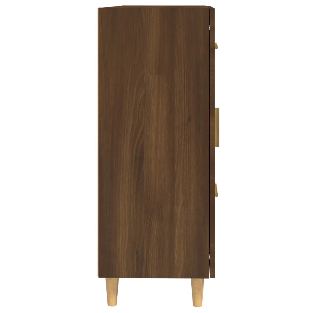 Credenza | Madia | Buffet da pranzo | Armadio da pranzo Rovere Marrone 69,5x34x90 cm in Legno Multistrato