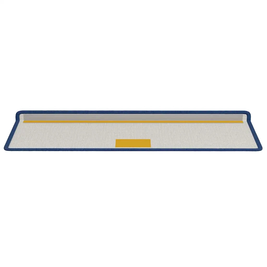 Tappetini per scale autoadesivi 15 pz | Gradini per Scale Blu 65 x 21 x 4 cm
