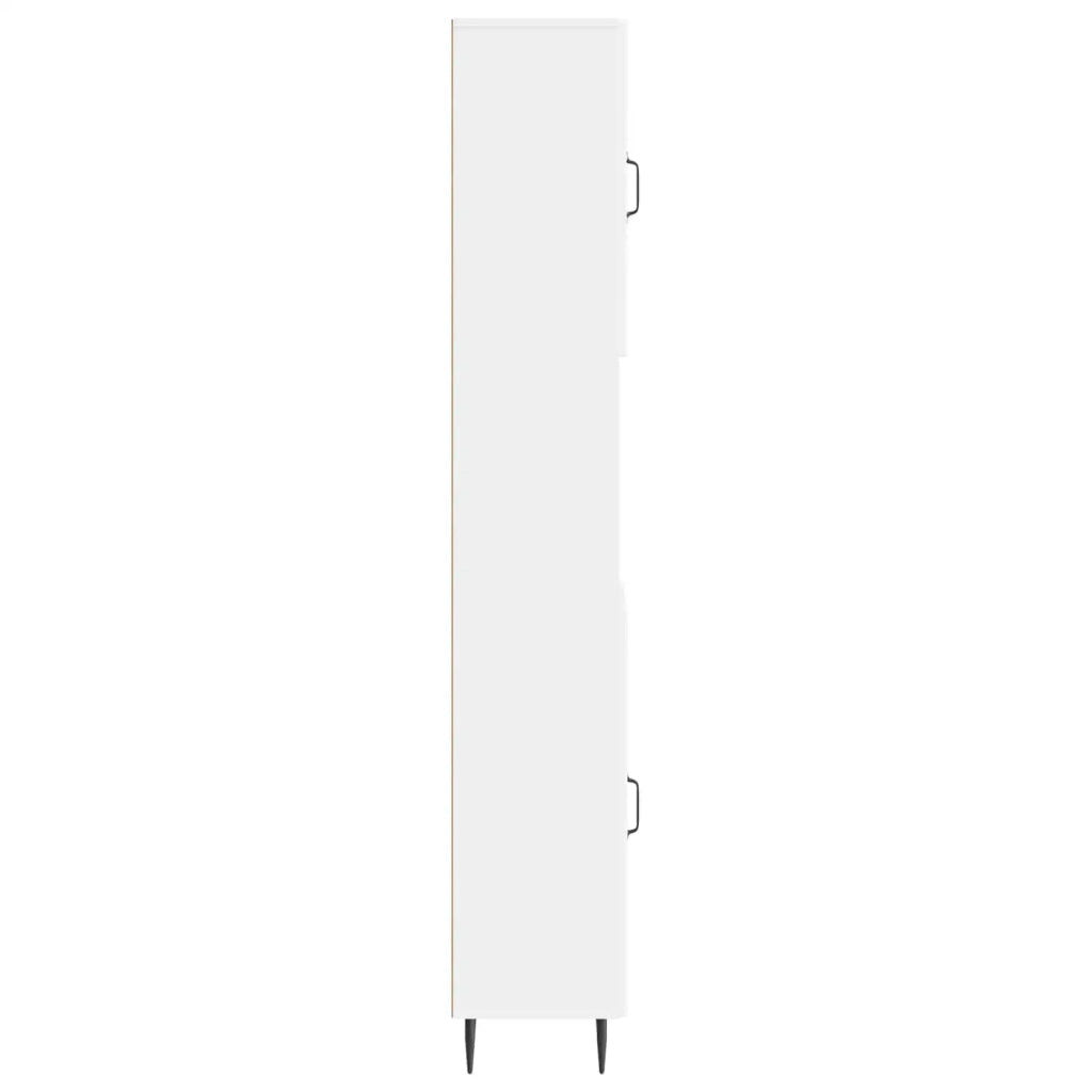 Armadio da Bagno con Ripiano Aperto HAARLEM Bianco 896815
