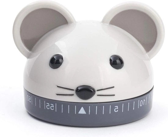 Cucina orologio in plastica grigio 63 x 62 x 52 cm - Timer per cucina - Orologio da cucina analogico