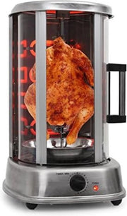 Griglia a Doner - Griglia Kebab - Griglia Verticale - Acciaio Inox Zilver