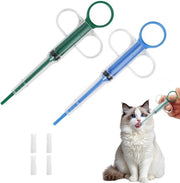 2 pezzi di pil plunjer popper, alimentatore per animali domestici, dispenser di pil per gatti cuccioli conigli piccoli animali per l'alimentazione di piccoli animali