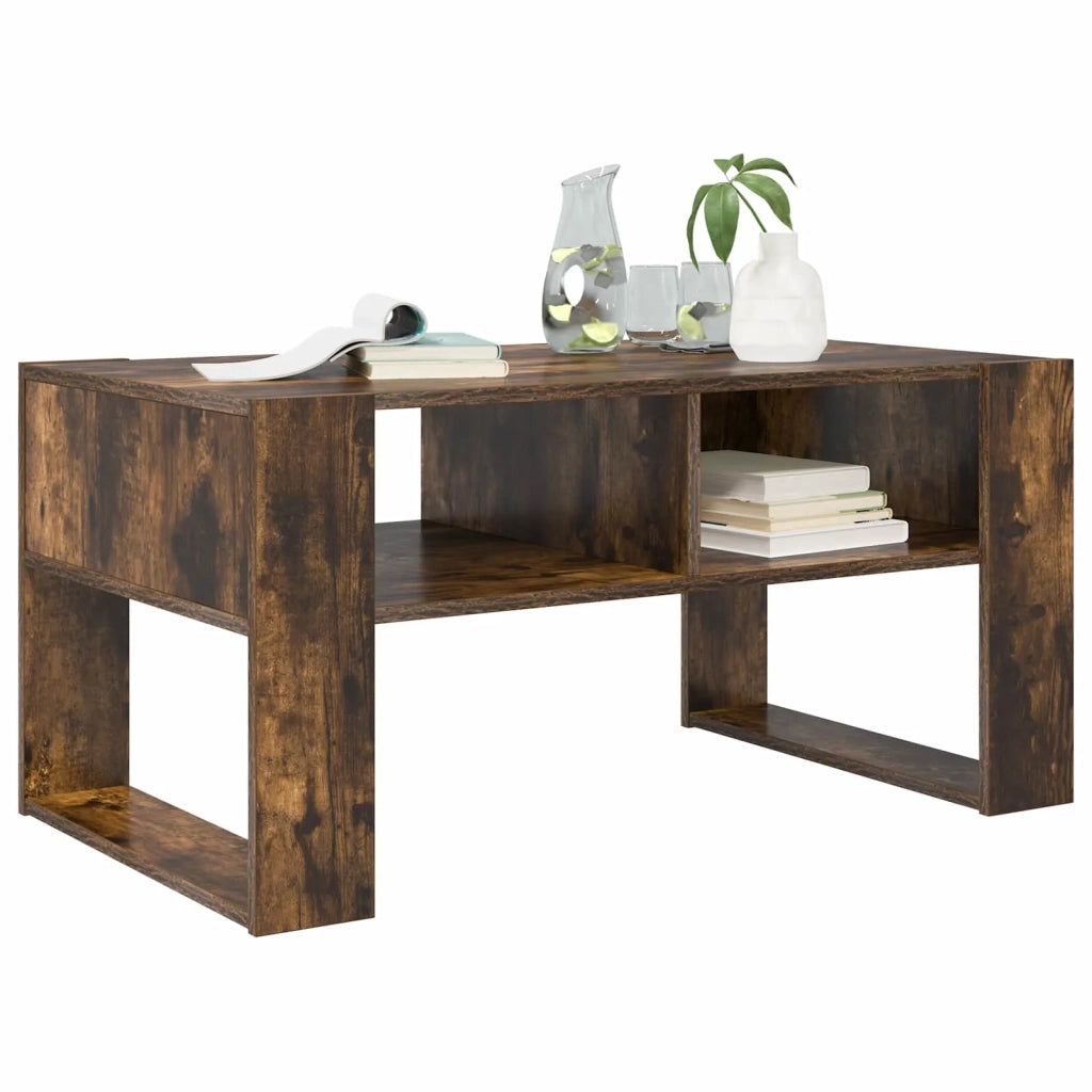 Tavolino da salotto Rovere fumé 92 x 53 x 45 cm