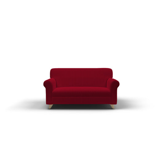 Copridivano Elasticizzato 2 Posti in Poliestere e Cotone Fashionable Bordeaux