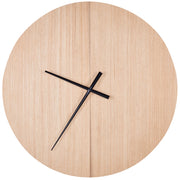 Orologio da parete con cornice ovale in legno chiaro 60 cm accessorio di casa soggiorno camera da letto