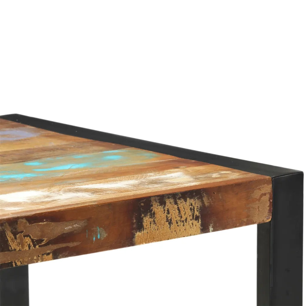 Tavolo da Bar 110x60x110 cm in Legno Massello di Recupero 285955