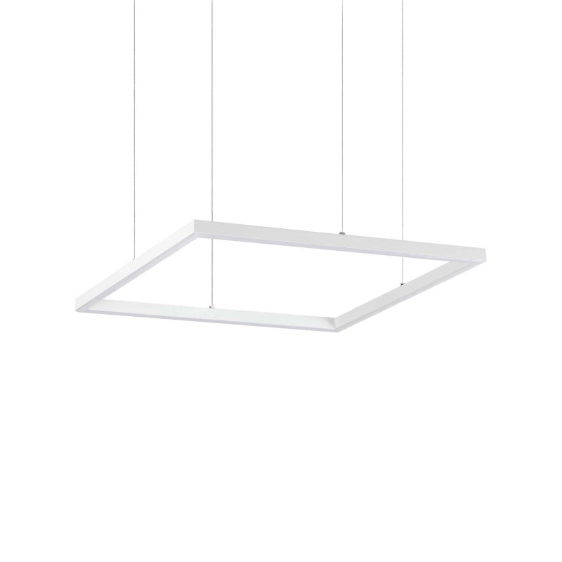 Lampada A Sospensione Oracle Slim Sp D050 Square 3000K On-Off Wh Ideal-Lux