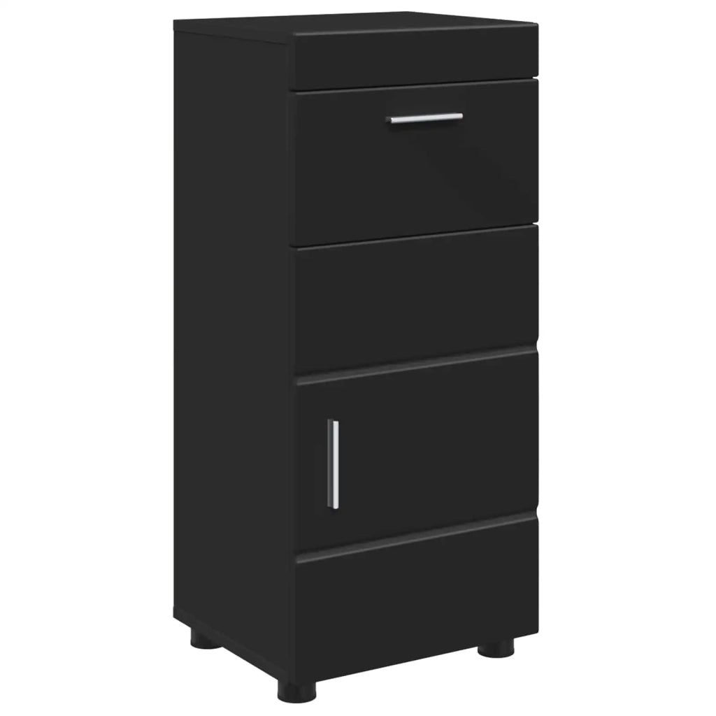 Set di Armadi da Bagno | Armadio da bagno TULUM Nero 37 x 31,5 x 82 cm