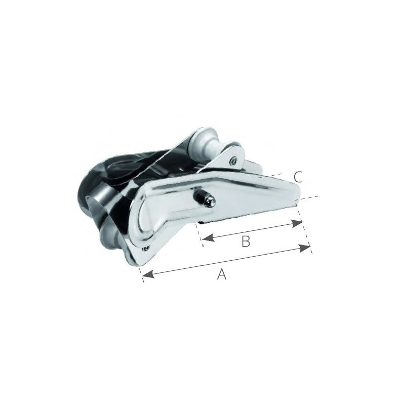 MUSONE BASCULANTE INOX MM. 400