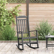 Sedia a dondolo Nero 84 x 65 x 114 cm Resina 42012443