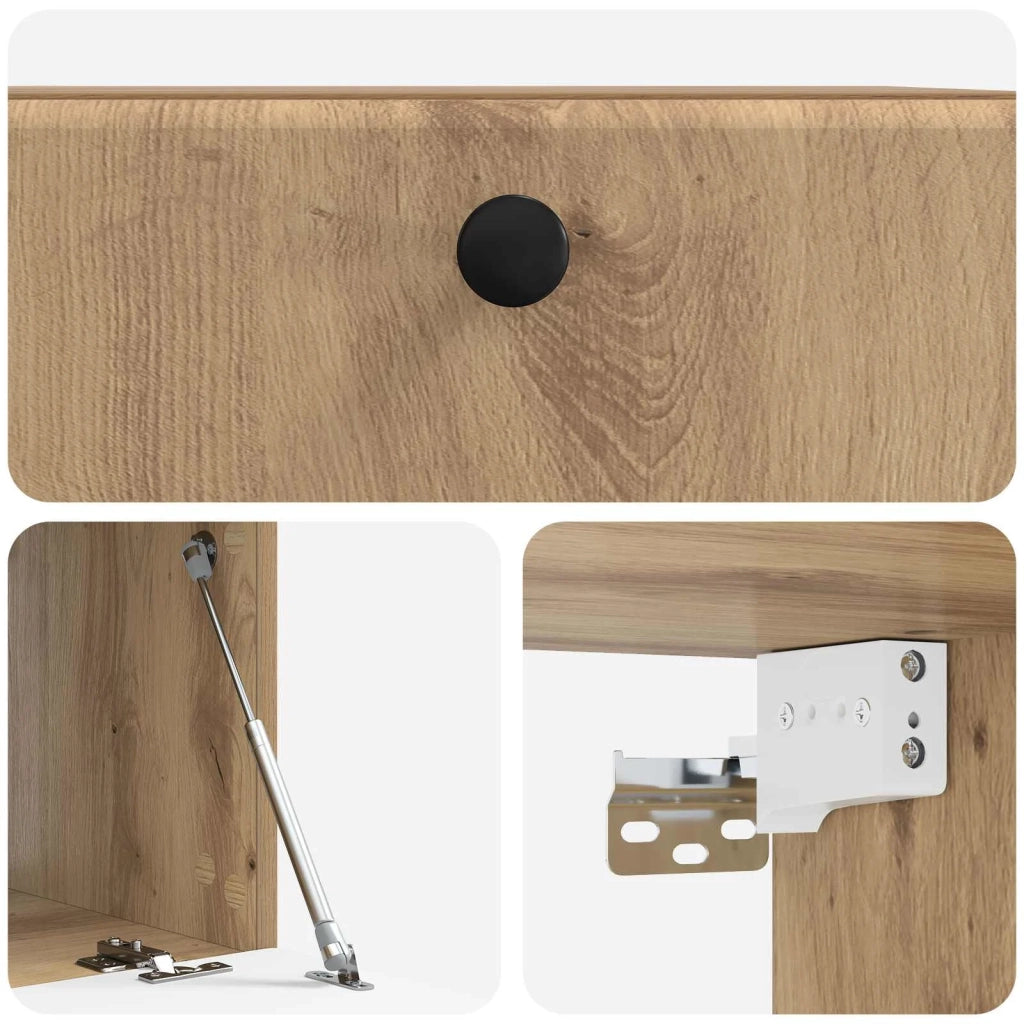 Mobile Porta TV da Muro 59,5 x 41 x 30 cm Rovere Artigianale 899194