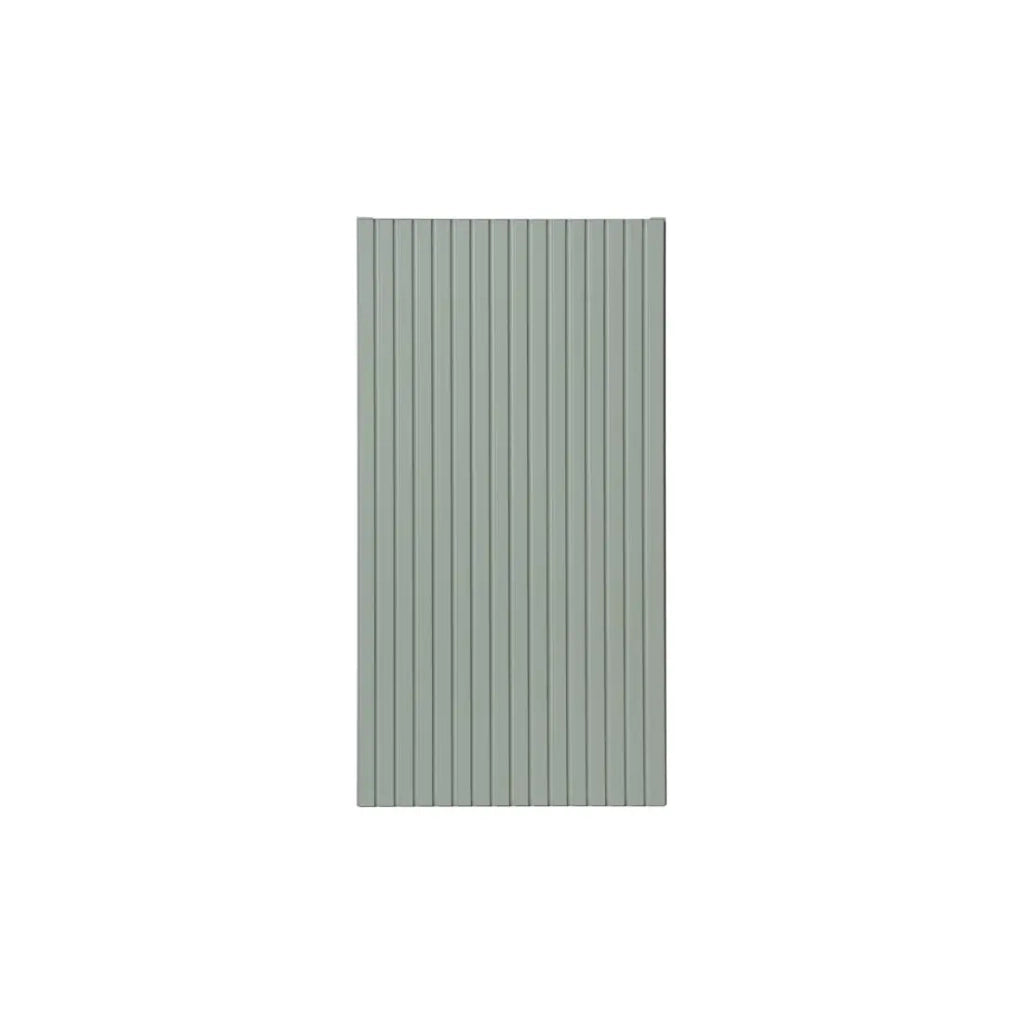 Mobile da bagno ELVINA - 1 porta - Altezza 57 cm - Verde salvia pastello - Mobile sospeso
