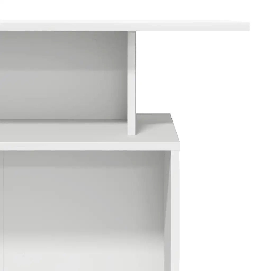 Banco Reception Bianco 100x40x104 cm in Legno Multistrato