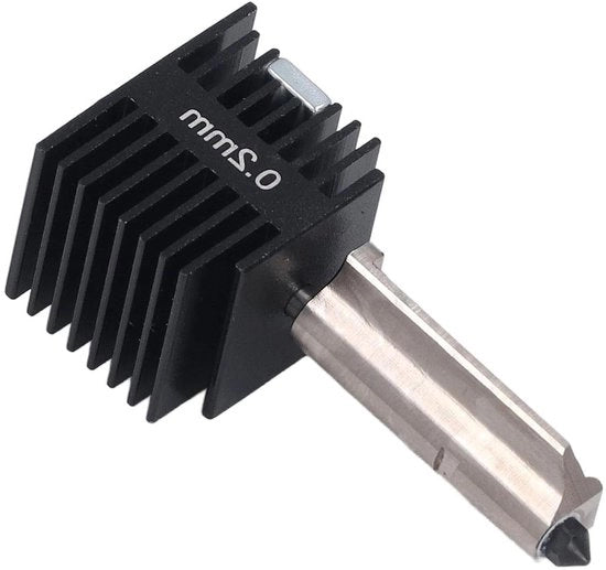 Impianto di montaggio del caldo Bambu Labs sostituzione del sistema di estrusione con bocca rimovibile in acciaio duro 02 mm o 04 mm per stampante 3D Bambu Lab A1 o A1 Mini